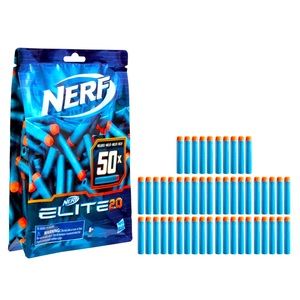 NWT Nerf Elite 2.0 50x Refill Bullets High-Quality Ammo for Intense Battles